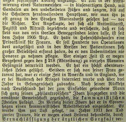 Tempelhof Mariendorfer Zeitung 25.10.1921